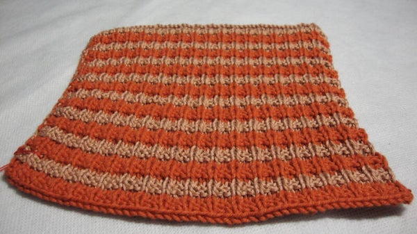 Waffelmuster Hell/ Dunkelbraun