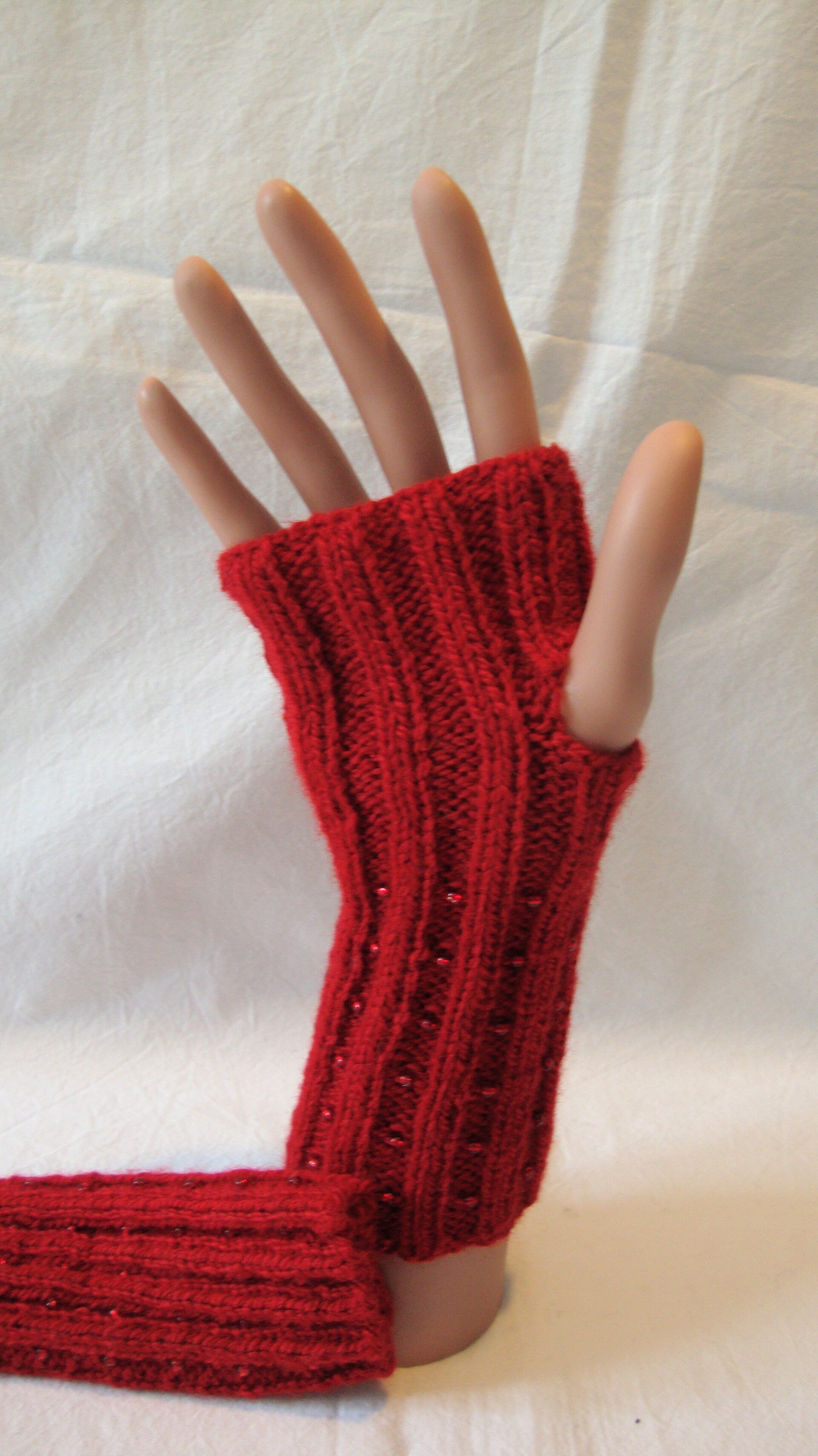 Pulswärmer mit Daumenloch