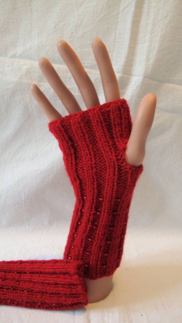 Pulswärmer mit Daumenloch