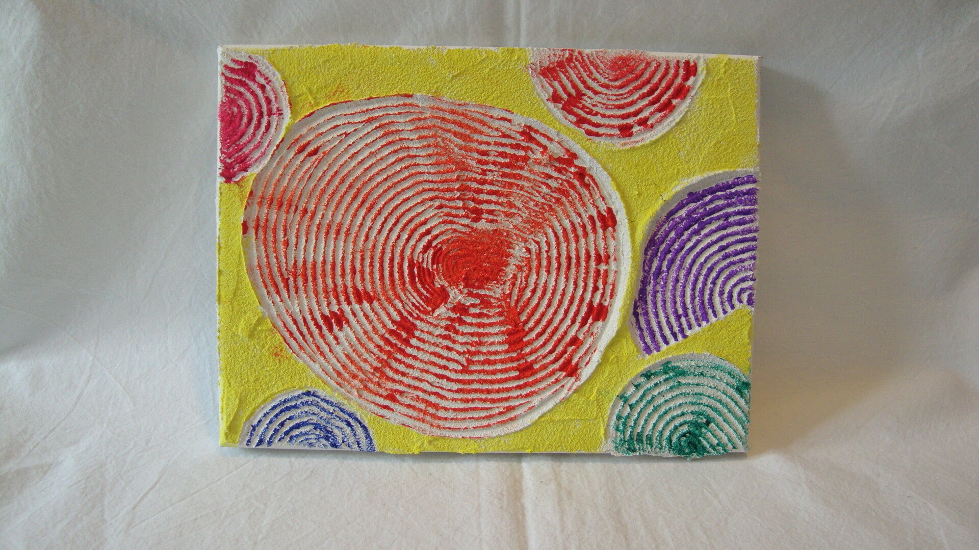 Acryl Bild Seifenblasen