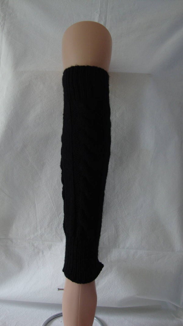 Beinstulpen mit Zopfmuster