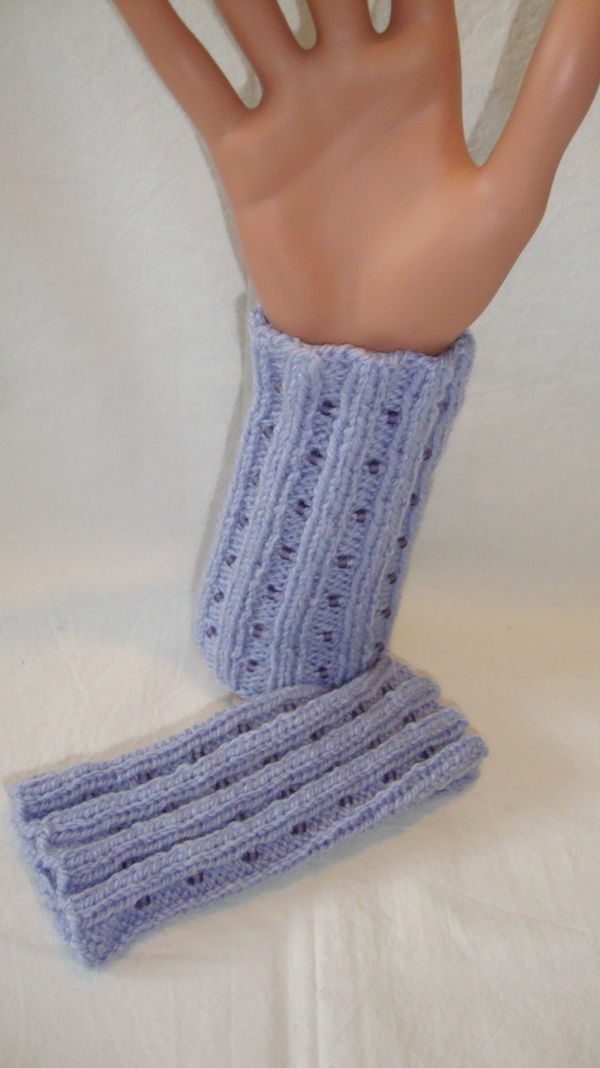 Pulswärmer Kurz mit Perlen