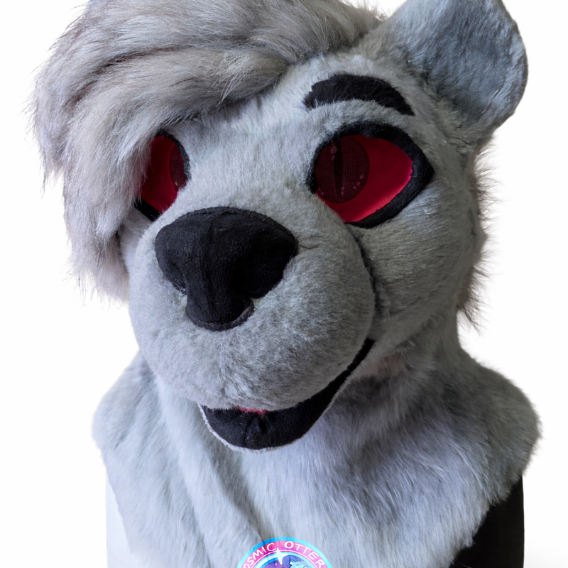 Fursuit head - front view