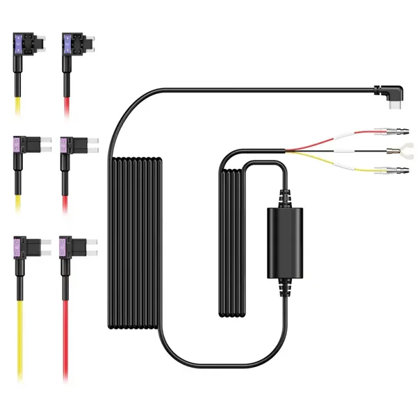 Type   C   Hardwire   Kit   with   Fuse   Tap   for   G980H   Series   Dash   Cams