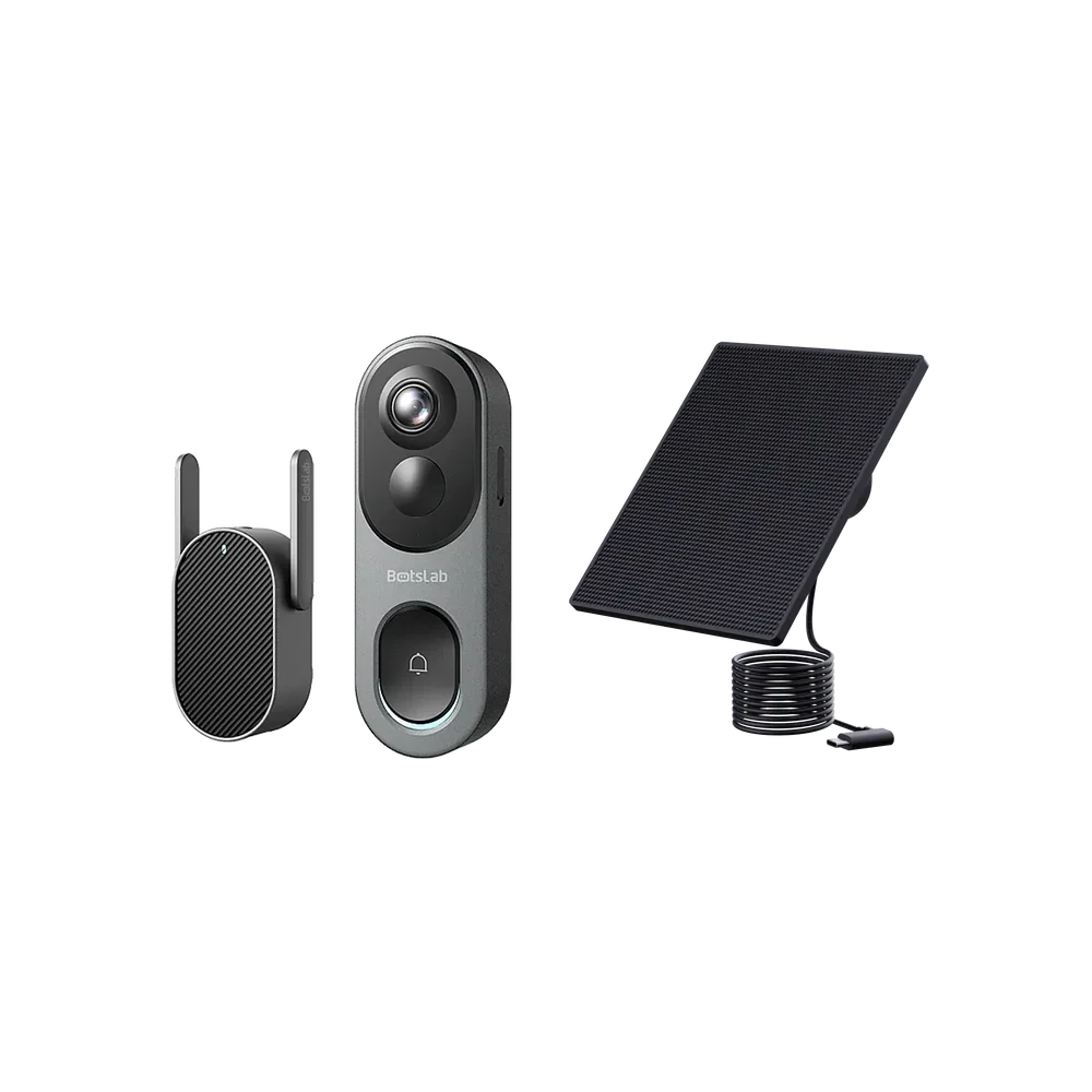 R811S   Video   Doorbell   +   Solar   Panel   Charger