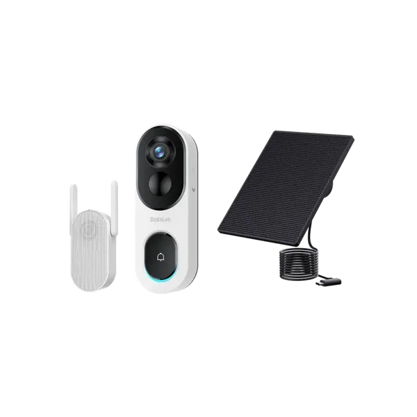 R810   SE   Video   Doorbell   With   Solar   Pannel