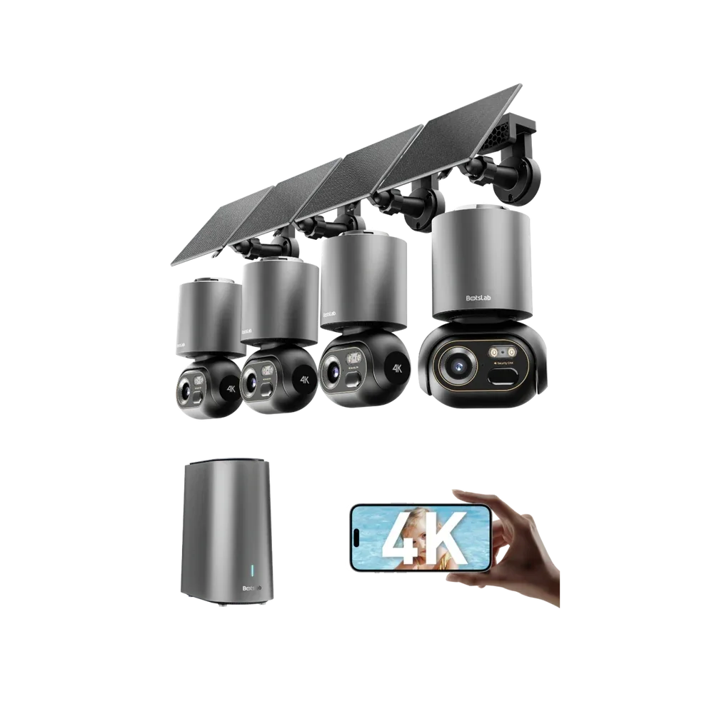 W510   4K   AI   Security   Camera   System   |   4-Camera   Kit