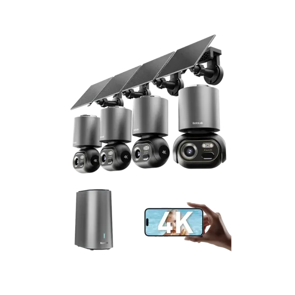 W510   4K   AI   Security   Camera   System   |   4-Camera   Kit