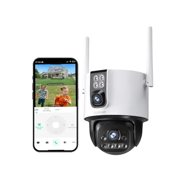 W315   Dual-Lens   Outdoor   Security   Camera