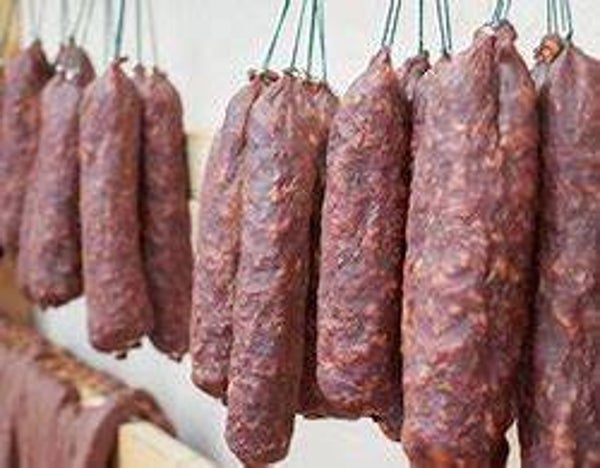 Bio Dauerwurst mit Aprikose, Dattel, Zwetschge
