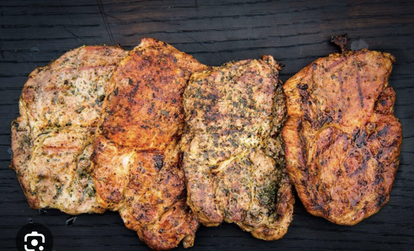 Schweinssteak "Knoblauch" 100g für 3.50