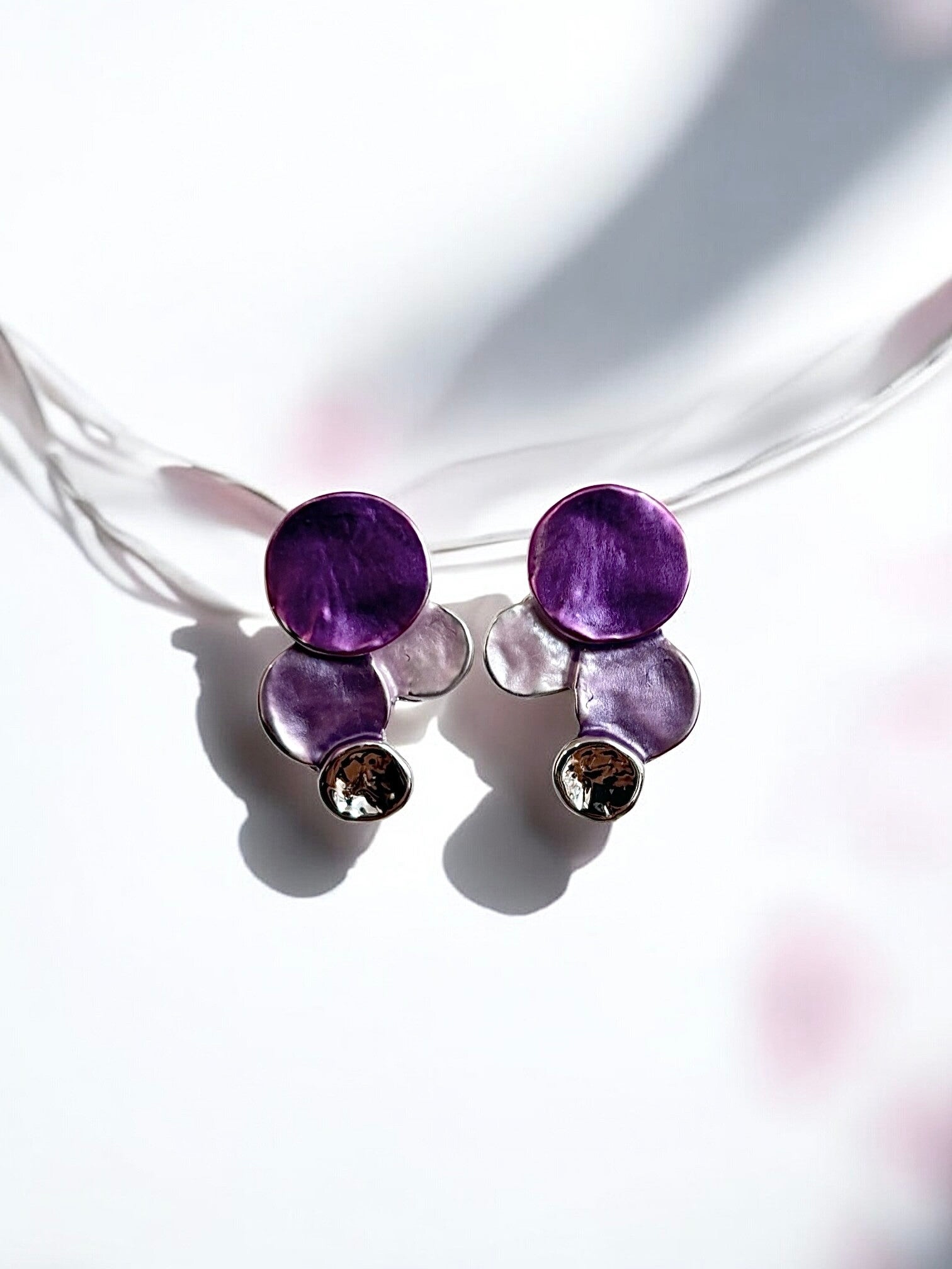 Ohrring Lila Art. 393