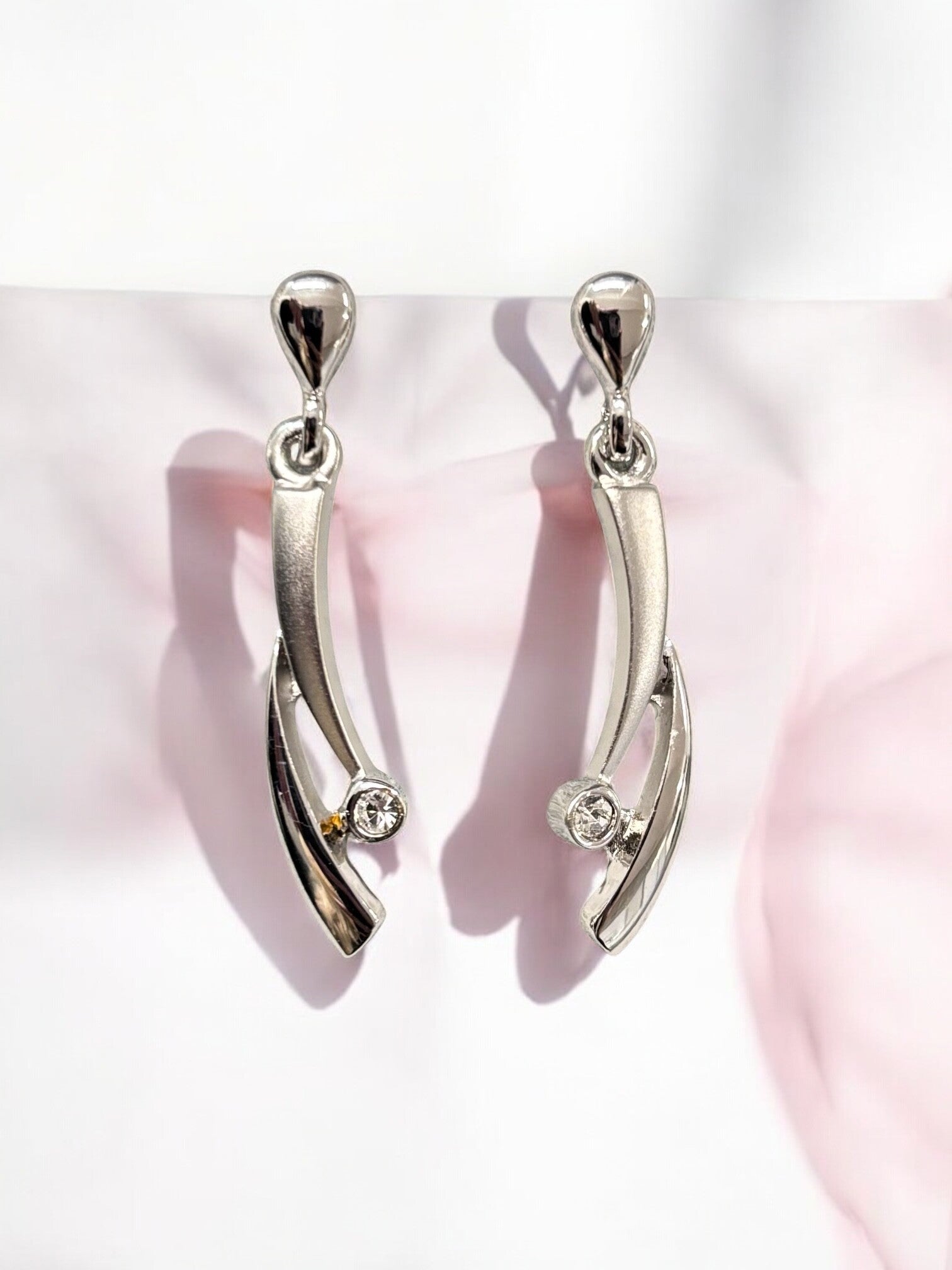 Ohrstecker Rhodiniert Art. 119