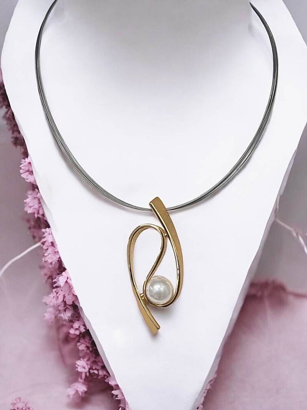 Collier - Perle gold