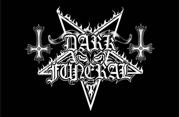 BANDERA DARK FUNERAL LOGO