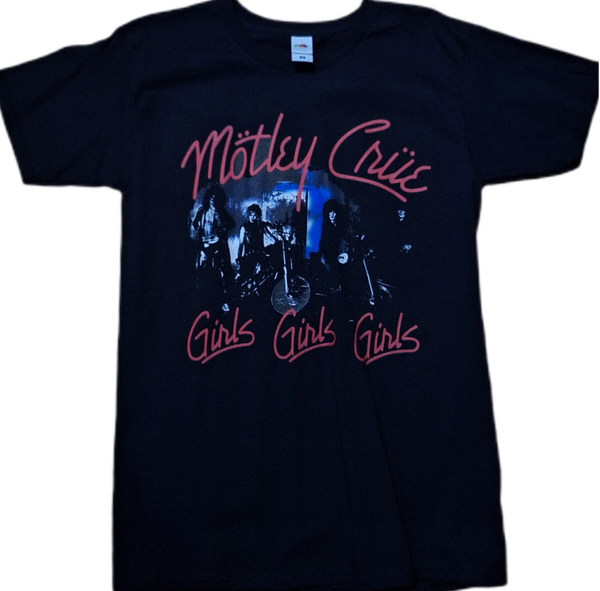 CAMISETA MOTLEY CRUE GIRLS GIRLS GIRLS