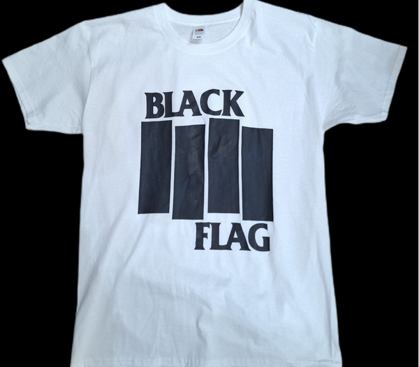 CAMISETA BLACK FLAG BLANCO