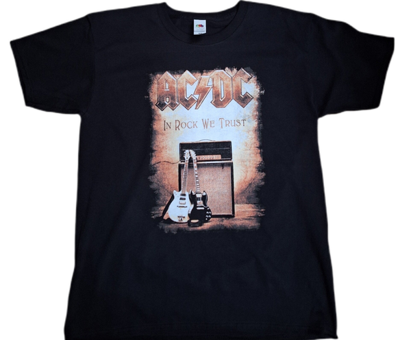 CAMISETA AC/DC IN ROCK WE TRUST