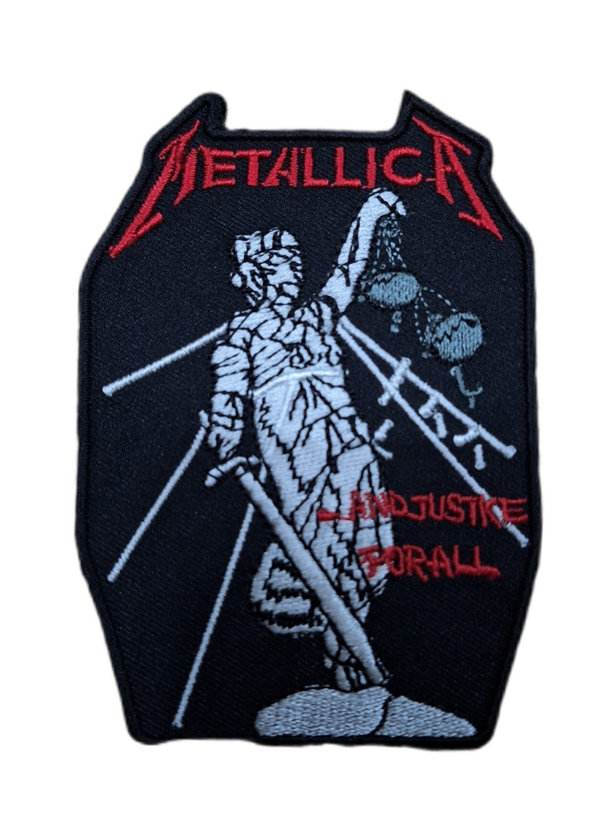 PARCHE METALLICA AND JUSTICE FOR ALL