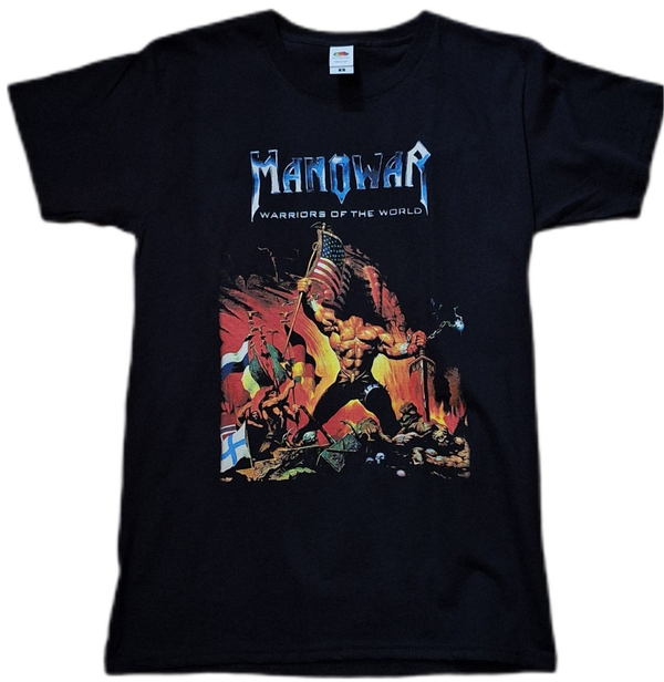 CAMISETA MANOWAR WARRIORS OF THE WORLD