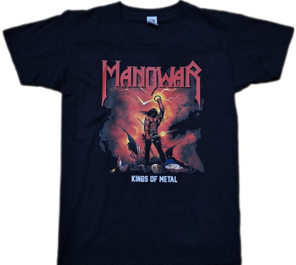 CAMISETA MANOWAR KINGS OF METAL