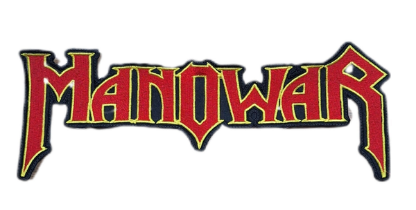 PARCHE MANOWAR LOGO AMARILLO