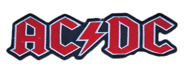PARCHE AC/DC LOGO ROJO