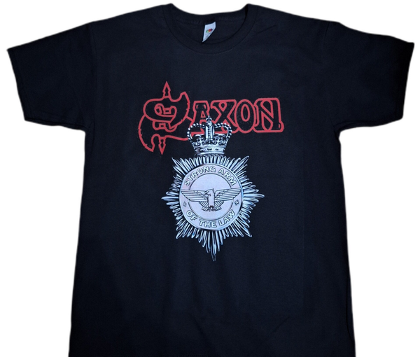 CAMISETA SAXON STRONG ARM OF THE LAW