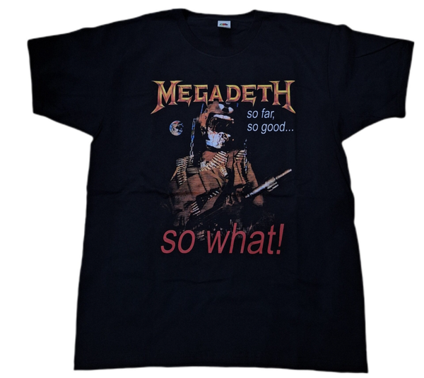 CAMISETA MEGADETH SO WHAT