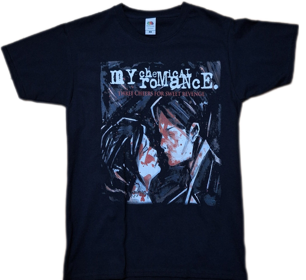 CAMISETA MY CHEMICAL ROMANCE THREE CHEERS FOR SWEET REVENGE
