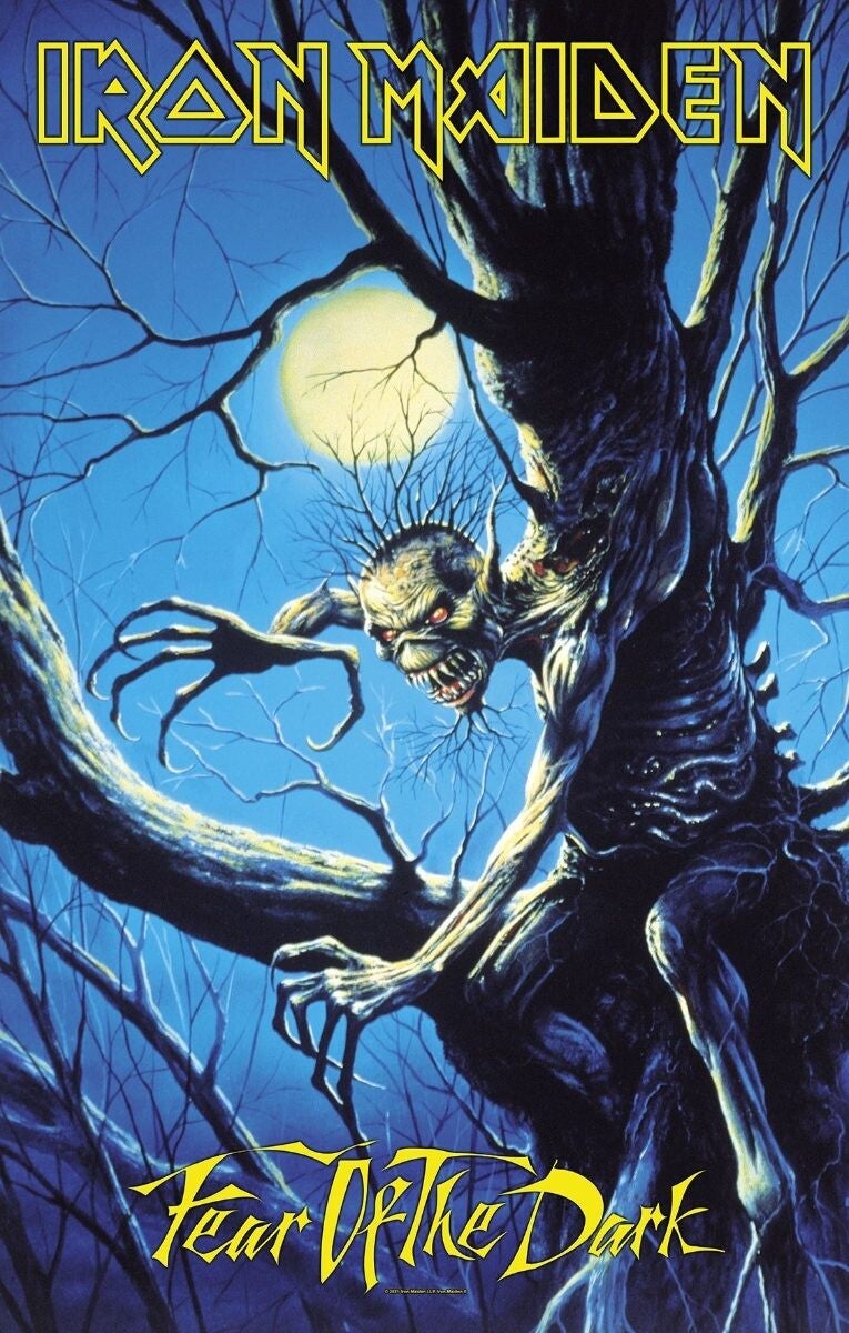 BANDERA IRON MAIDEN FEAR OF THE DARK