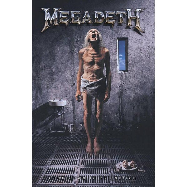 BANDERA MEGADETH COUNTDOWN OF EXTINCTION