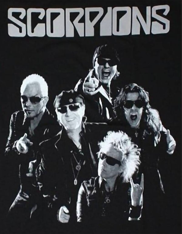 CAMISETA SCORPIONS GRUPO