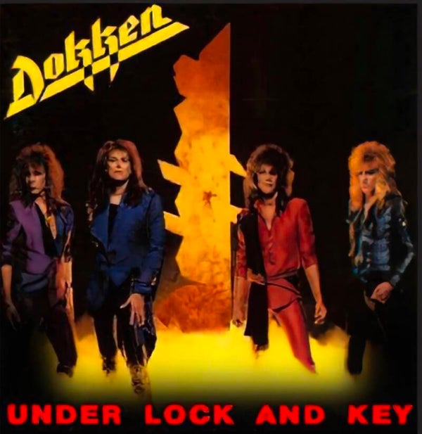 CAMISETA DOKKEN UNDER LOCK AND KEY