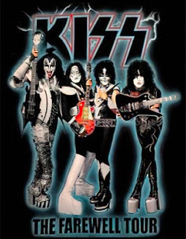 CAMISETA KISS THE FAREWELL TOUR