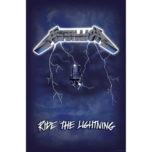 BANDERA METALLICA RIDE THE LIGNTNING