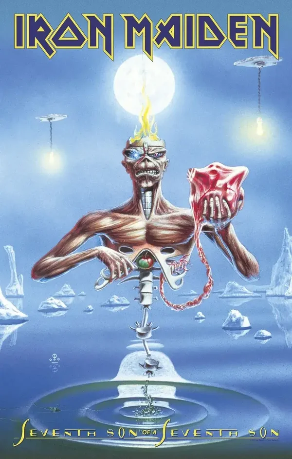 BANDERA IRON MAIDEN SEVENTH SON OF S SEVENTH SON