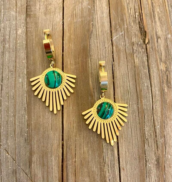 BOUCLE D'OREILLES ACIER INOXYDABLE