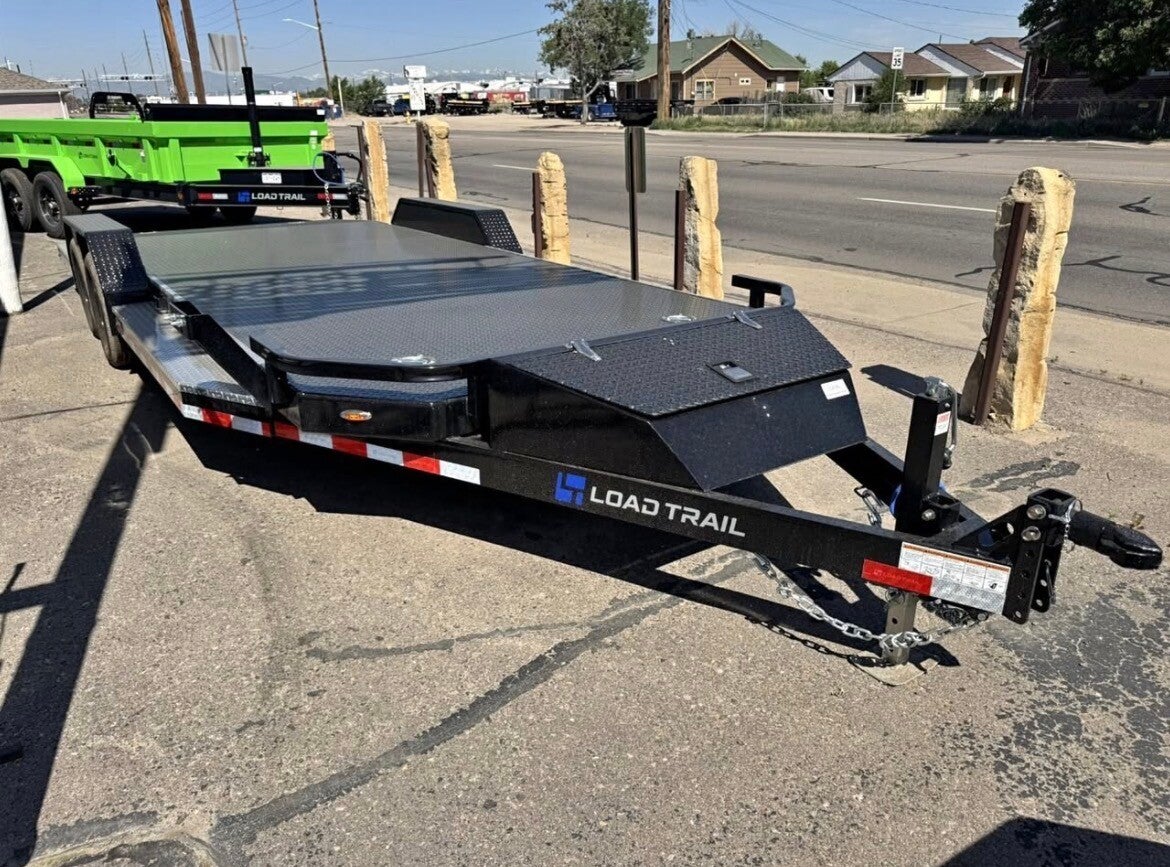 2025 Load Trail (Flatbed Trailer) 7-20 steel floor step deck car hauler 7k gvwr (ldtl354646)