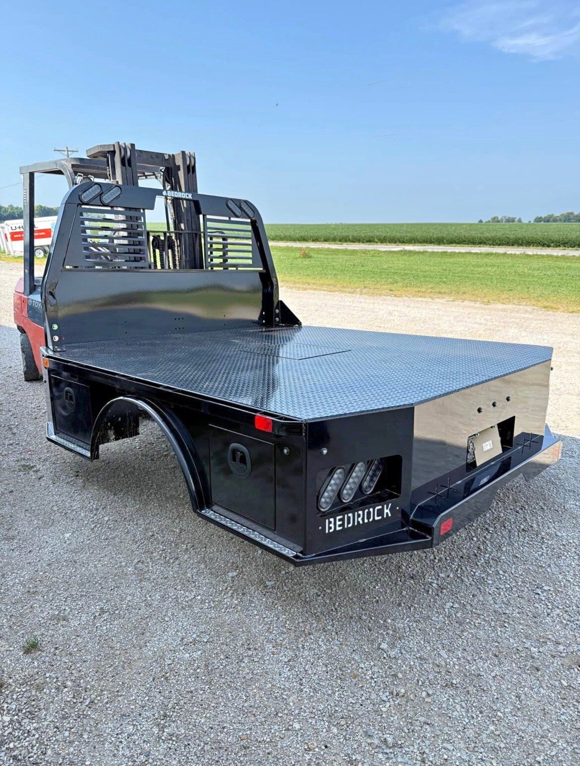 Bedrock Granite flatbed 2017-2024 ford f350-450 pickup bed delete 16g-7