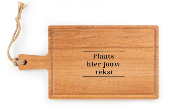 Gepersonaliseerde Premium Borrelplank 38x20cm