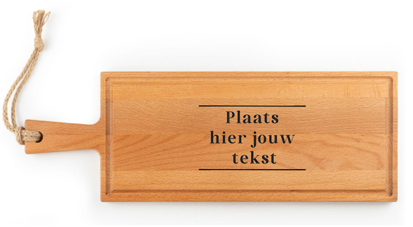 Gepersonaliseerde Premium Borrelplank 49x17cm