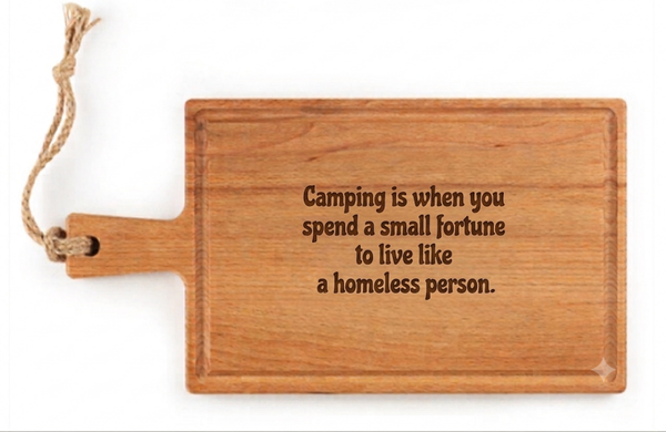 Camping Homeless Borrelplank 38x20