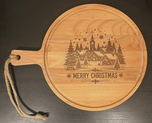 Ronde Borrelplank Kerstdorp