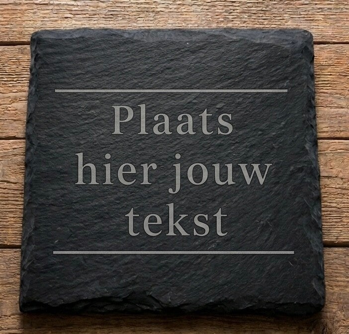 Leisteen onderzetter