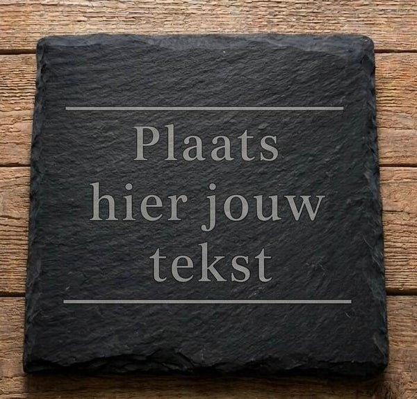 Leisteen onderzetter