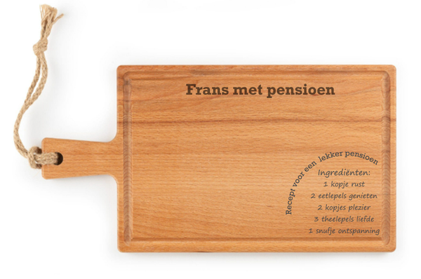 Pensioen borrelplank