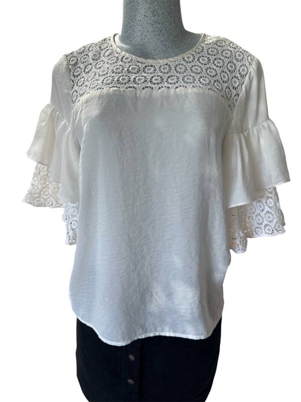 Blouse dentelle féminine-VIOLET + CLAIRE-T105