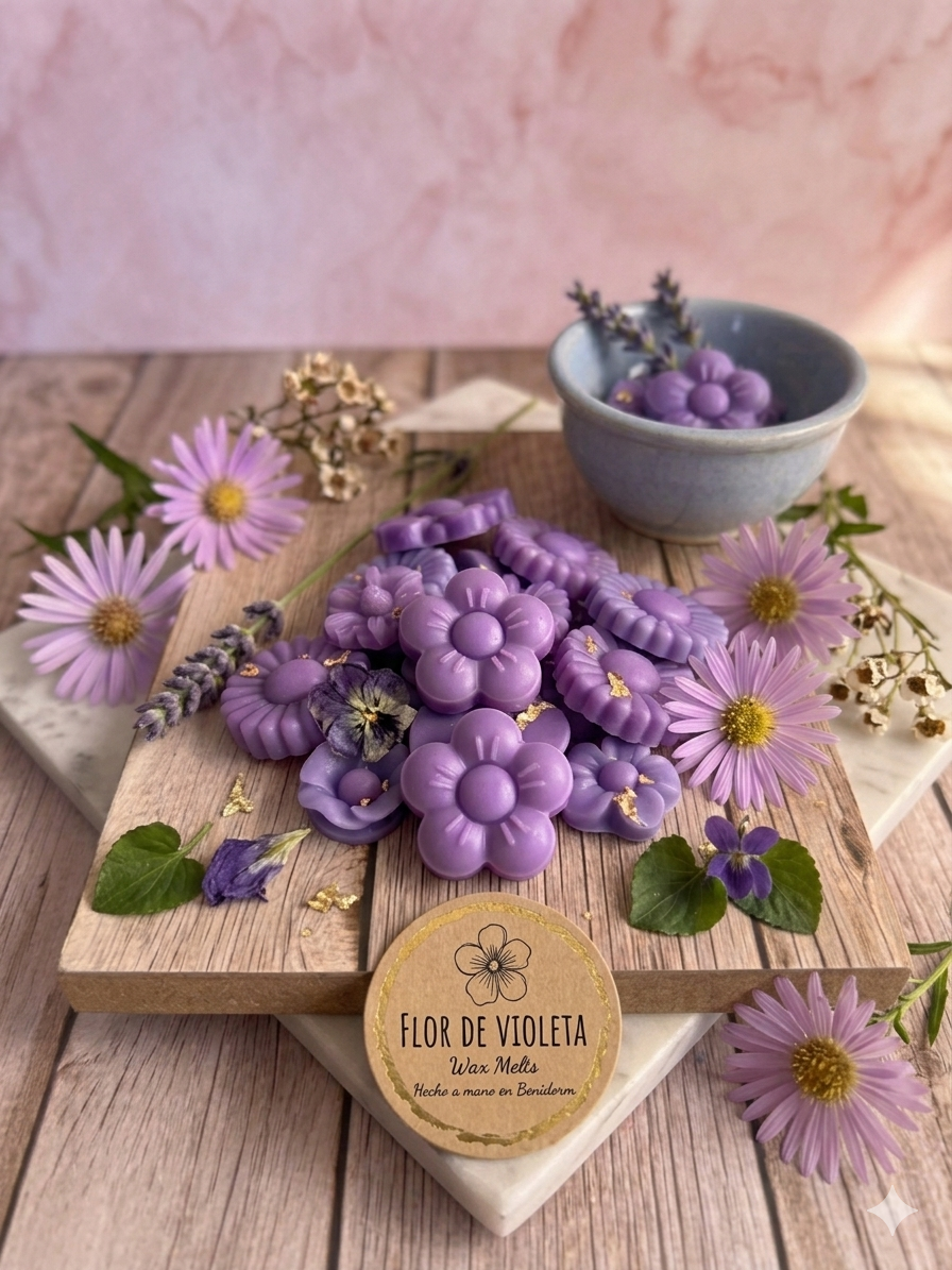 Wax melts flor de violeta
