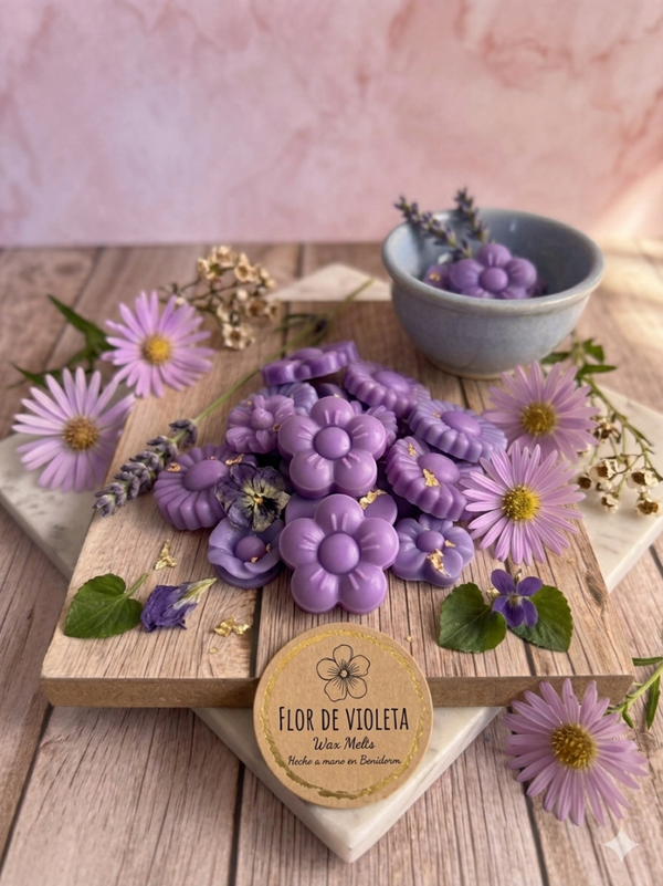 Wax melts flor de violeta